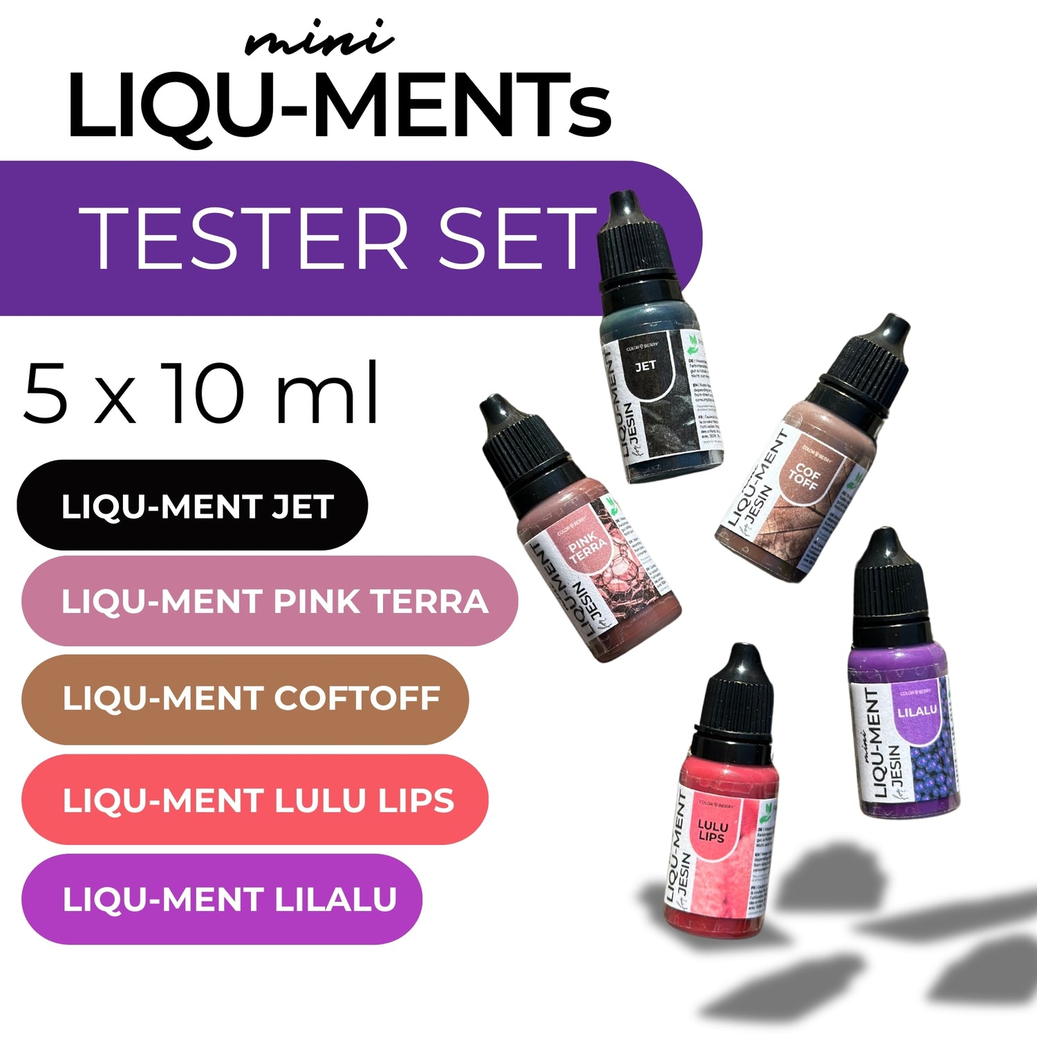 Mini LIQU-MENTs - TesterSet ( 5 x 10 ml)