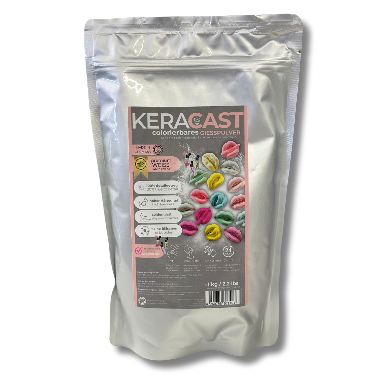 KERACAST - colorierbares Gießpulver