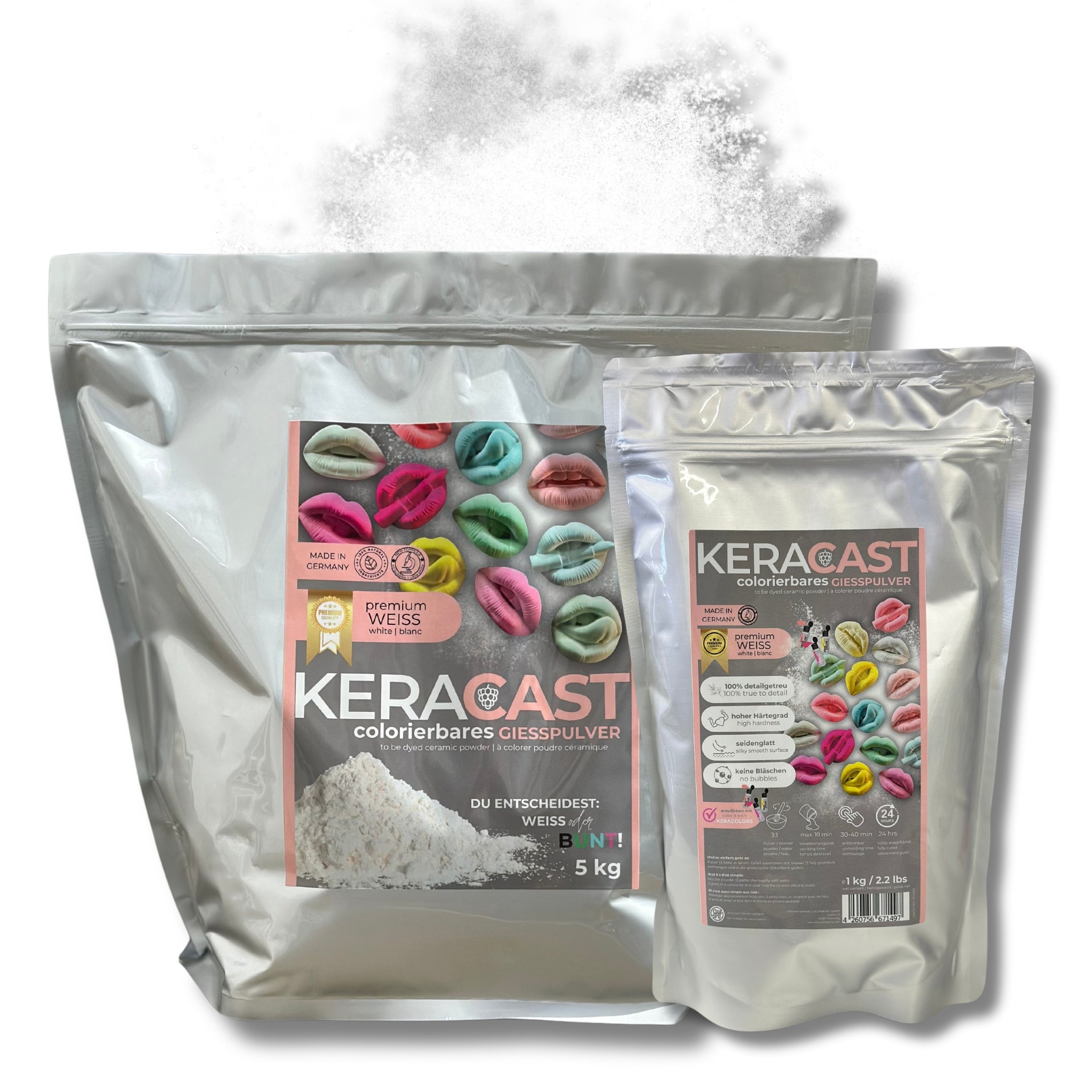 KERACAST - colorierbares Gießpulver