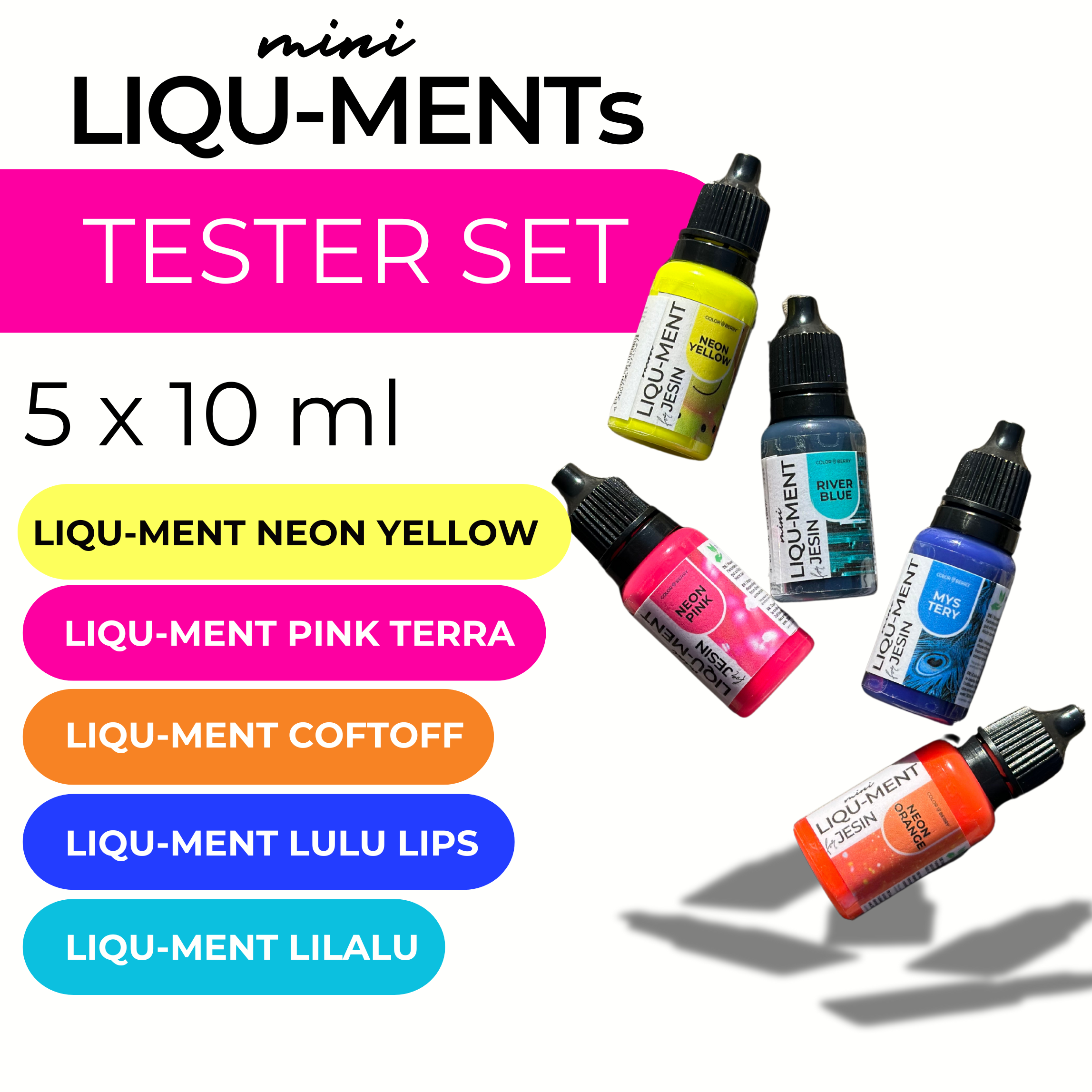 Mini LIQU-MENTs - TesterSet ( 5 x 10 ml)