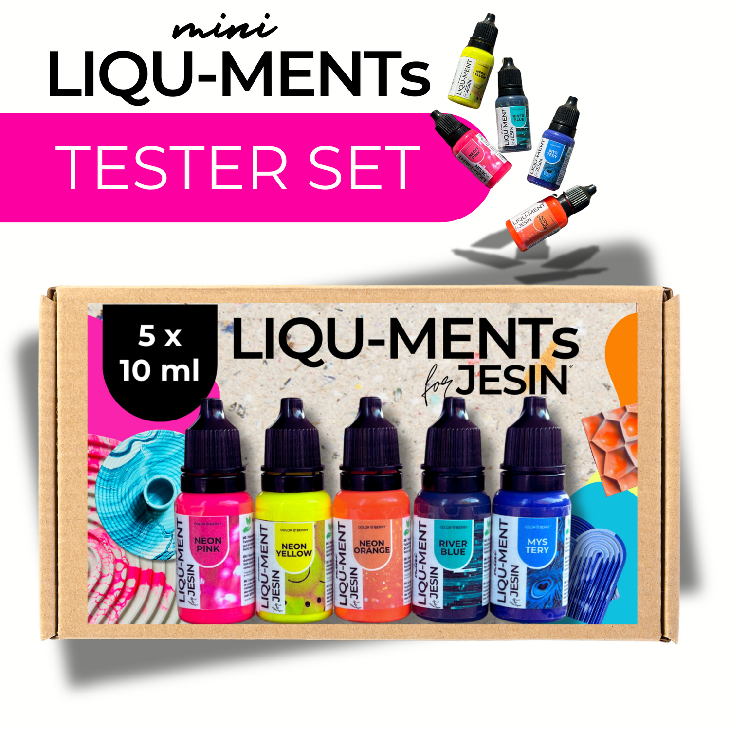 Mini LIQU-MENTs - TesterSet ( 5 x 10 ml)